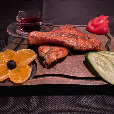 Стейк из семги в Бакинский Chef по цене 1200 ₽
