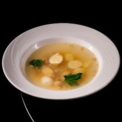 Куриный суп с ньокки в Soul&Spirits по цене 426 ₽