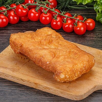 Сосиска в тесте с картошкой жареная в Шаурма по цене 145 ₽