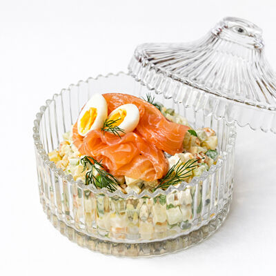 Оливье с лососем в Miss you по цене 950 ₽