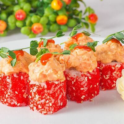 Ролл Острый лосось в Луиджи & Тосё по цене 479