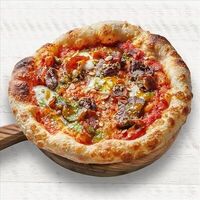 Пицца с говядиной и хурмой Премиум тесто в Перчини