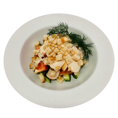 Салат с куриной грудкой и кедровым орехом в Академия по цене 360 ₽