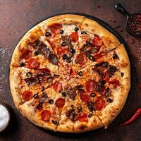 Пицца Мясная в Slab BarПИЦЦА БУРГЕРЫ СТЕЙКИ