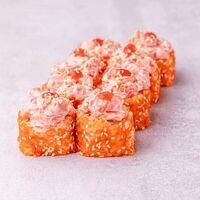 Ролл с острым лососем и крабом в Pizza Lavka