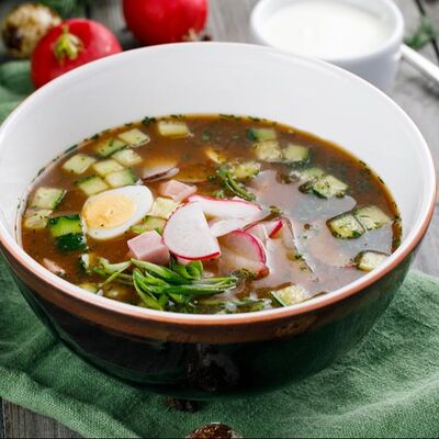 Окрошка на квасе в Пряности & Радости на Васильевском по цене 450