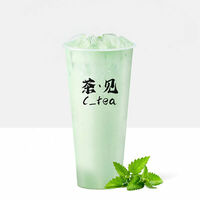 Мятный молочный чай в C tea