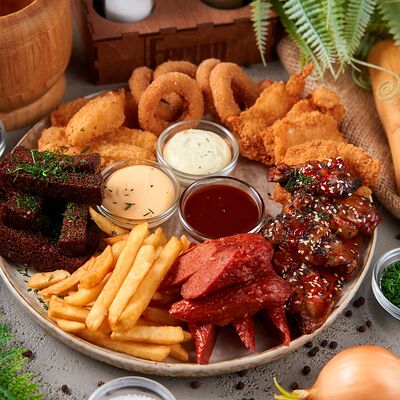 Пивная тарелка на большую компанию в Рестобар Ферум по цене 1190