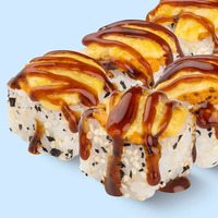 Мидия сальса запечённая в Ёбидоёби