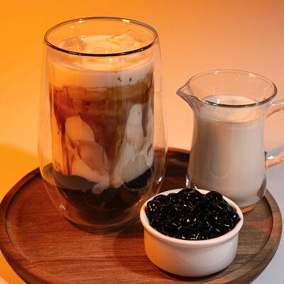 Brown sugar milk bubble teaв The boba по цене 349 ₽