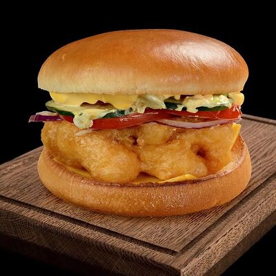 Бургер с наггетсами в Сербскийбургер по цене 550 ₽