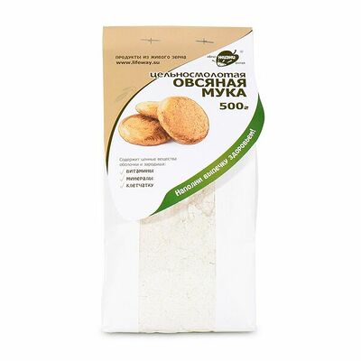 Мука овсяная цельносмолотая с Алтая, Образ Жизни, Алтайский край в Азбука Вкуса Экспресс Меню по цене 104 ₽