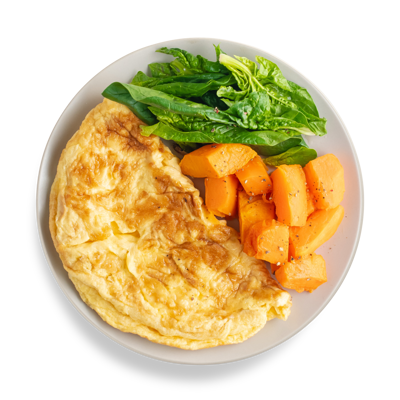 Омлет с тыквой и шпинатом в Готово китчен по цене 231 ₽