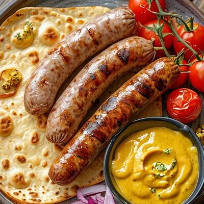 Альпийские колбаски с прованскими травами на грилев Сытый Лось по цене 600 ₽