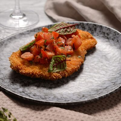 Куриный шницель с томатами в Станция сады по цене 659 ₽