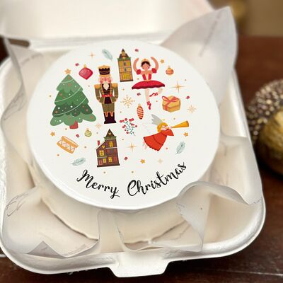 Бенто-торт Merry Christmas в Tort4u по цене 1590 ₽