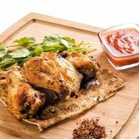 Шашлык из куриных крылышек в Мариус
