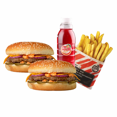 Чизбургер Сет в Три соуса по цене 799 ₽