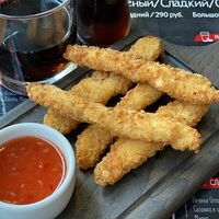 Куриные стрипсы в Roof Cafe