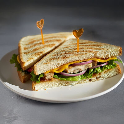 Сэндвич с курицейв SASHIMI по цене 450 ₽