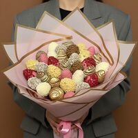 Букет из клубники в шоколаде Sweetheart (36 шт.) в Luna-Клубника в шоколаде