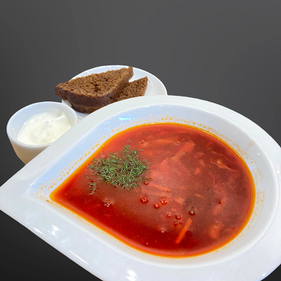 Борщ на курице в Любимые мгновения по цене 500 ₽