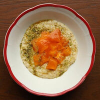 Рисовая каша с хурмой и фисташками в Tondo
