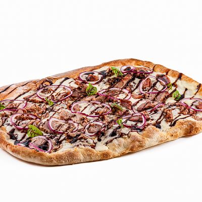 Римская пицца Барбекю со свининой в Osteria Basilico по цене 1260 ₽