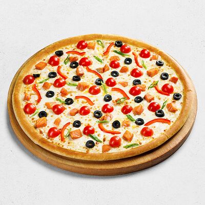 С копчёной сёмгой большая в Пиццафабрика по цене 2635 ₽