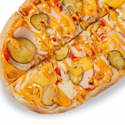 Шаверма в Некруглая пицца и роллы по цене 487 ₽