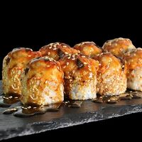 Запеченный ролл с угрем в Teriyaki