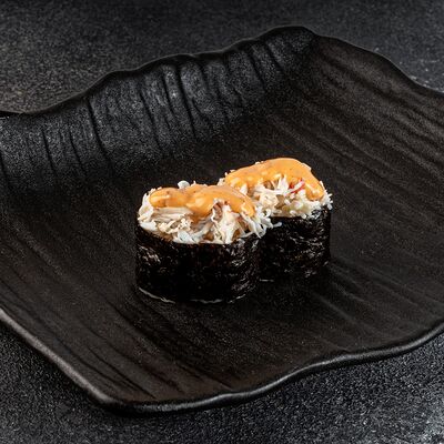 Гункан спайси с крабом в Мацумото по цене 355 ₽