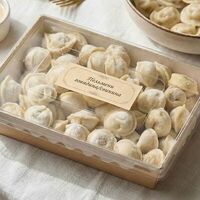 Пельмени с говядиной и свининой в Бисквит