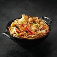 Удон с морепродуктами/Терияки в СУШИ DIMASH