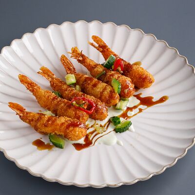 Креветки в темпуре в MO by Matisov по цене 759 ₽