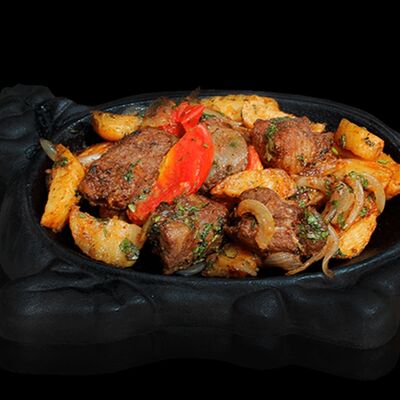 Свинина гриль с соусом ткемали в Пусан по цене 700 ₽