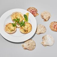 Гребешки запеченные с брокколи в GASTROFISH