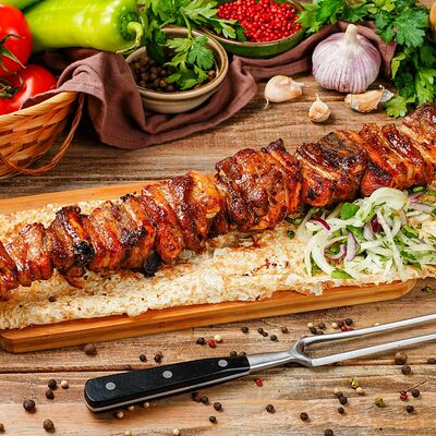 Шашлык из свиных ребрышек Xl в Grill VIP House по цене 1290 ₽