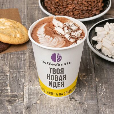 Какао с маршмеллоу в Coffeebrain по цене 220 ₽