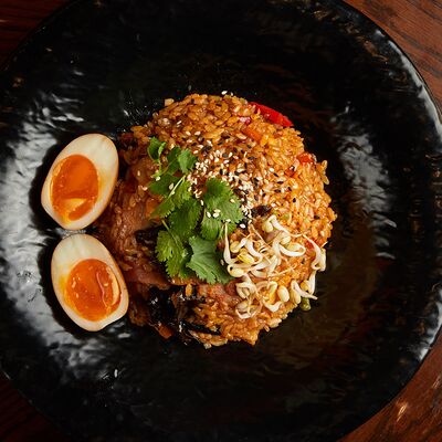 Рис Кимчи с беконом в Рамен с уткой по цене 590 ₽