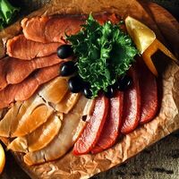 Рыбная тарелка в Чайхана Павлин