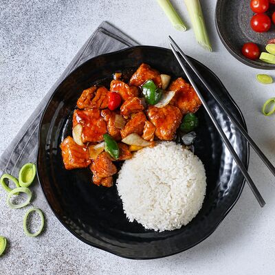 Лосось по-Харбински д в Hungry Dragon по цене 990 ₽
