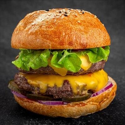 Дабл Чизбургер в BurgerSpot по цене 915 ₽