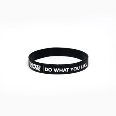 Браслет чёрный Do what you like в Coffee Like по цене 100 ₽