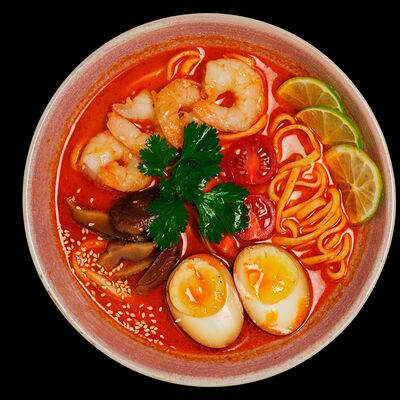 Том ям Рамен с креветками в Ramenshop по цене 750 ₽