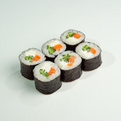 34 Малый ролл: лосось, огурец, сырв ЁБИСАН по цене 629 ₽