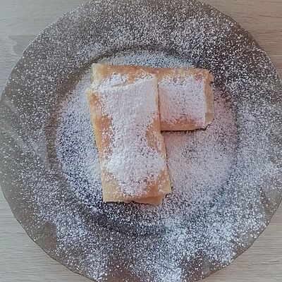 Блинчики с творогом в Вкусное место по цене 150 ₽