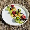 Салат с подкопченной семгой и овощами в цитрусовом соусе в Кафе Театральное по цене 550
