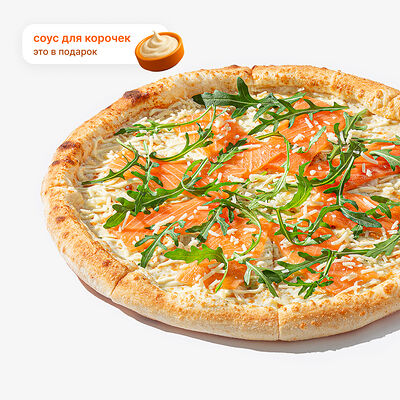 Пицца с лососем и сливочным соусом в 10 идеальных пицц по цене 1020 ₽