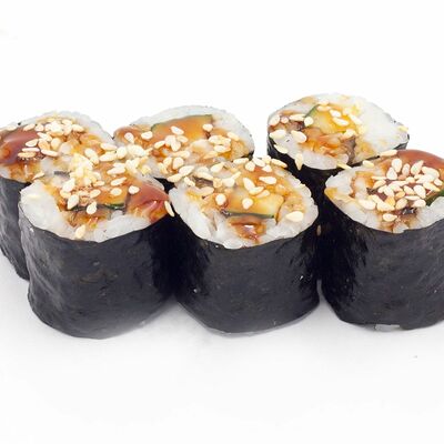 Ролл с угрём и огурцом в Hot-Pizza по цене 259 ₽